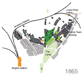 Round Hill key stages of historic development 1865