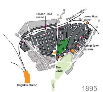 Round Hill key stages of historic development 1895